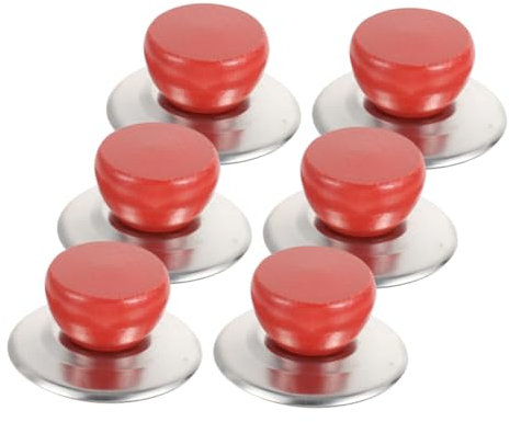 Holibanna 6sätze Deckelgriff Aus Edelstahl Für Kochgeschirr Passend Mit Pfeiffunktion Für Kochendes Wasser Als Ersatz-griff Für Topfdeckel Abs-deckelknopf Für Küche