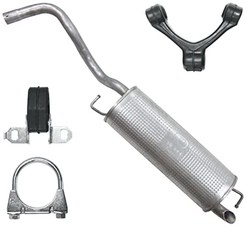 POLMOstrow Auspuff Endtopf für VW Golf 4 IV 1.4 Fließheck 1997-06.2004