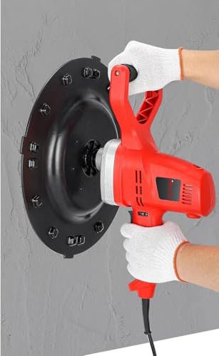 LYJIANGXIN Frattazzo per Cemento, Frattazzo Elettrico Manuale, Levigatrice per Pareti, 40-300 Giri/Min, Frattazzo Elettrico per Intonaco, Malta E Cemento, per Pareti, Soffitti E Pavimenti in Edilizia