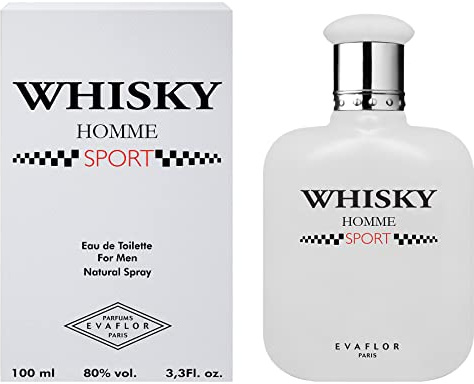 WHISKY Sport • Eau de Toilette 100 ml • Förångare • Herrparfym • EVAFLORPARIS