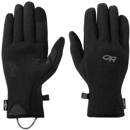 Outdoor Research Men's Flurry Sensor Gloves, Black, Small
