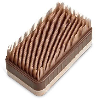 HIC Kitchen Potato Brush and Vegetable Scrubber, Dual-Textured Bristles