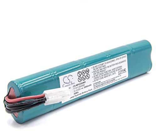 vhbw Batería Compatible con Medtronic LifePak 20, Lifepak 20 Defibrillator, LP20 tecnología médica (3000 mAh, 12 V, NiMH)