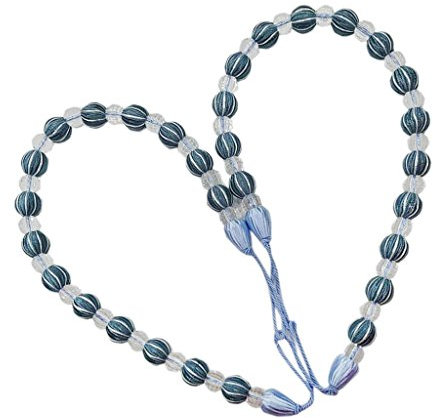 Tubayia - 1 par de alzapaños Modernos de Cristal para Cortinas, para Dormitorio, salón