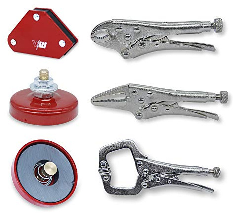 Mini outil de soudage polyvalent Set avec pinces aimants et angles VeCTOR WELDING