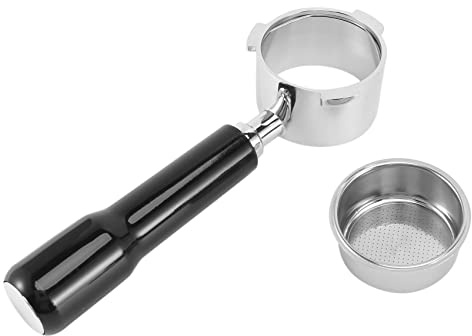 Zunedhys Filtro de café sin suelo de 51 mm para EC680/EC685, soporte extraíble sin suelo cesta de filtro