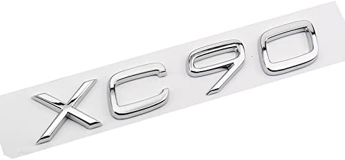 3D Emblemas Maletero Pegatinas y Carrocería Cromo Insignia Adhesivo del Logotipo para Volvo XC40 XC60 XC90 Coche Logo,F