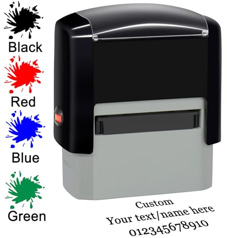 Timbro Personalizzabile Timbro Personalizzata Timbro Autoinchiostrante Timbro Datario Completo di Personalizzazione 3 Righe