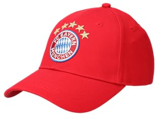 FC Bayern München Baseballcap I Baseballkappe I Kinder I Logo I Rot