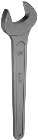 sourcing map Single Open Ended Spanner Wrench, 38mm (1 1/2-inch), Thicken Carbon Steel Open End Wrench Tool for Automotive Repair and Furniture Assembly, Grey