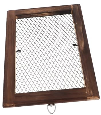 CAXUSD Fioriera Da Parete in Legno Per Orchidee Essiccatoio Per Erbe Aromatiche Traliccio Per Piante Rampicanti Fioriera Per Felci Supporto Per Piante Aeree Sospeso