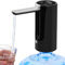 Wasserflaschen Pumpe: Wasserspender Elektrisch mit Drei Gänge, Type-C-Lade Automatische Trinkwasserpumpe, Tragbar Automatische Trinkwasserpumpe für Camping, Schule, Büro, Küchen, Home (Schwarz)