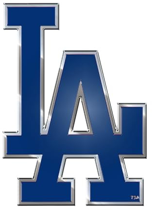 FANMATS 60408 - MLB - Los Angeles Dodgers Embossed Color Emblem | LA Cap Logo