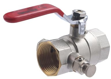 Vanne à Manette Plate Femelle - Femelle à purge 26x34 (1') NOYON & THIEBAULT