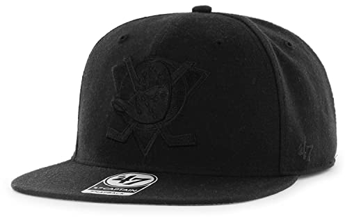 '47 NHL Anaheim Mighty Ducks Cap Basecap Baseballcap Captain Sure Shot schwarz Kappe