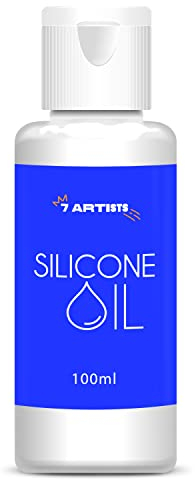 7 Artists Silikonöl für Acrylfarben & Pouring Medium - 100 ml - Silikonöl Pouring für perfekte Zellenbildung - Silikon Öl Acryl Pouring Zubehör