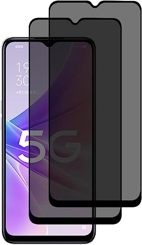 Fiokxie [2 stycken] insynsskydd för Nokia G60 5G – anti-spy insynsskydd 9H hårdhet, anti-spy integritetsskydd, härdat glasfolie insynsskydd, integritet skärm med anti-spy