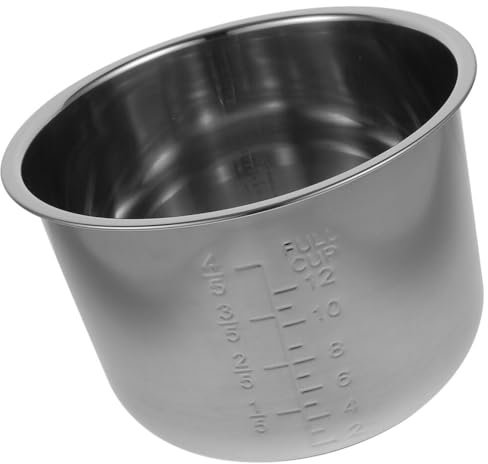 Ciieeo Rice Cooker Pot Inner Pot Replacement Stainless Steel Household Cooker