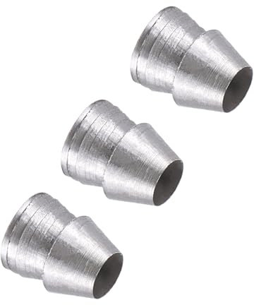 CoCud Coins de Poignée Ronde, Diamètre de 8 mm, Kit de Coins en Acier Au Carbone pour Prévenir La Fente de La Poignée de Marteau - (Applications : pour Hache), 3 Pièces
