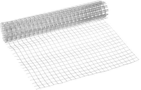 PATIKIL Malla de Alambre de 100cm x 40cm, 20 Calibre 15mm Malla Metálica Soldada de Acero Inoxidable 304, Ideal para Cercas de Jardín, Animales, Gallinas y Conejos.