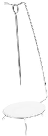 Luxshiny 1 Ensemble Supports de Brochettes Inoxydable pour Barbecue Hanger à Brochettes Aiguilles pour Grillades Accessoire pour Barbecue Vertical Rôtissage