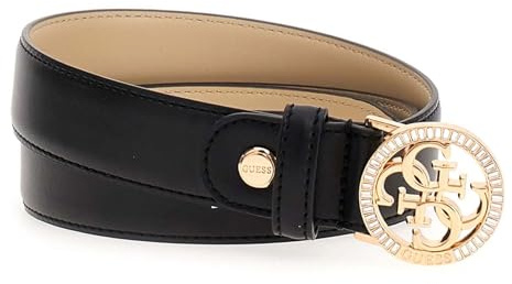 GUESS Gürtel Adjustable Belt W105 Black schwarz kürzbar