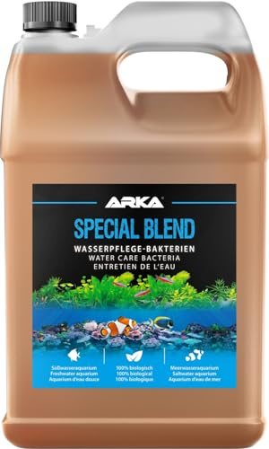 Cleaning Bacteria Aquarium 3785 ml - Special Blend Water Care Culture | for freshwater and saltwater, stable water biology, clear water, removes odours, breaks down waste, reduces nitrate