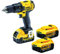 DEWALT XR 4 Ah Akku-Bohrschrauber DCD780M3 – Akkubohrer mit 2-Gang-Vollmetallgetriebe & LED-Arbeitslicht – Perfekt für Langzeiteinsätze – 1 x Akkuschrauber Li-Ion 18 V + 3 Akkus