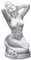gartendekoparadies.de Statue Meerjungfrau, Steinfigur, H. 56 cm, 35 kg, Grau, frostsicher aus Steinguss für Außenbereich