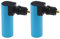 Be In Your Mind 2PCS 360 Gradi Digitale Fibra Ottica Toslink Adattatore Angolo retto 90 Gradi Femmina a Maschio Ottico Audio Connettore Adattatore Placcato Oro