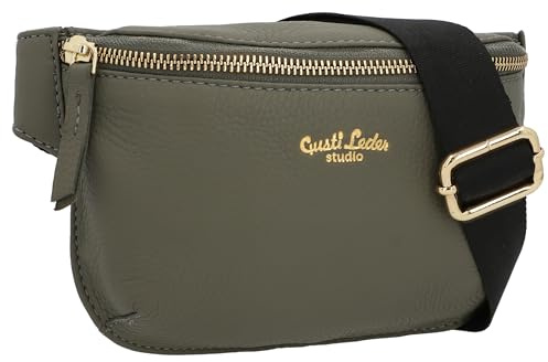 Gusti Gürteltasche Leder Norell I Bauchtasche Leder Damen & Herren I Minimalistische Hüfttasche Herren & Damen aus Echtleder mit verstellbarem Gurt