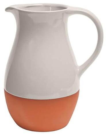 Dexam Sintra Pichet en terre cuite émaillée Pierre