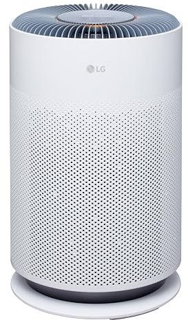 LG PuriCare 360 Air Purifiers for Home, Large and Small Room, Bedroom, Up to 2,059 ft² in 1 Hr with NanoFiber True HEPA Filter, 360 Degrees of Filtration, WiFi, Air Quality Monitor, Low Noise