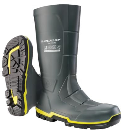 DUNLOP Acifort Metguard S5 Safety Wellies with Steel Toe, Grey, UK 9