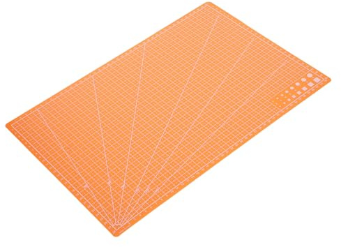 HOMSFOU Self Healing PVC Cutting Mat Double Sided Design for Versatile Crafting and Fabric Cutting with Grid Lines Suitable for Home the Go Use, for Sewing and Quilting Projects