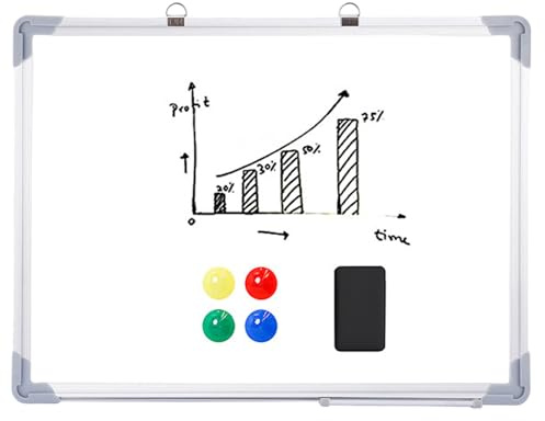 Magnetisk Whiteboard 30,5 x 40,6 cm Kylskåpsorganizer | Whiteboard Magnetisk För Skrivning Och Ritning, Elever Och Lärare, Kontor, , , Klassrum, Skola Och Konferensrum