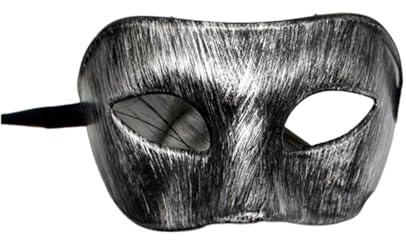 MWAHJU 4 st kvinna män maskerad mask bal retro mönster enfärgade masker Mardi Gras kostym fest bröllop födelsedag för vuxna