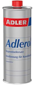 ADLER Adlerol - Olio di trementina, diluente per vernici in resina, incolore, 25 l