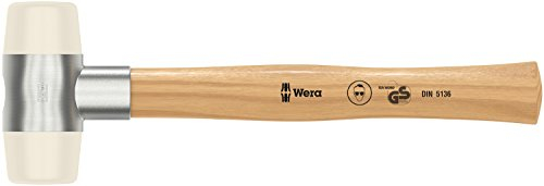 Wera 101 Mazzuoli Con Testa In Nylon, 6 X 50 Mm, Beige, Legno