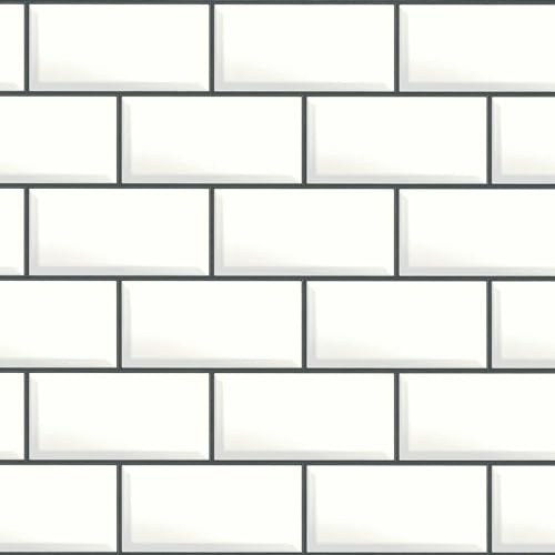 Livingwalls My Home 383572 Papier peint intissé Effet pierre Blanc brillant 10,05 x 0,53 m
