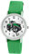 Pacific Time Kinder Armbanduhr Jungen Traktor für Kinder grün Trecker Kinderuhr Auto Car Textilarmband Leuchtzeiger Analog Quarz 87635