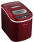 Panana Smart Countertop Ice Makers,Automatic Clean,Portable Ice Maker 9 Cubes Ready in 7-10min,26lbs/24H,for Home Kitchen Party Camping, Red
