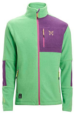 ALTUS Lombardia Z80 Chaqueta de forro polar | Forro polar | chaqueta de montaña | Trekking | Chaqueta de senderismo | Hombre (FR/ES, Letras, L, Regular, Regular, Verde)