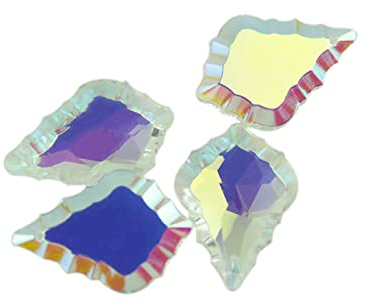 Cristal Plaqué Prisme Ornement Suncatcher Cristaux De Verre for Lustre Cristal Prisme, 76mm 10pcs Collections de la Maison (Color : 50mm 50pcs)