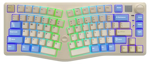 LEOBOG A75 Alice Ergonomic Wireless Mechanical Keyboard with Joystick Knob