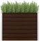 Vetnasa Mesa de Cultivo de Acero galvanizado marrón 100x100x77 cm Casa y jardín, Jardín, Jardinería, Maceteros y jardineras Marrón 9,3 KG