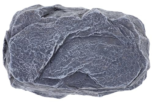 CORHAD Caja Porta Llaves de Piedra Falsa de Resina Compartimento Secreto para Esconder Llaves en Jardín y Porche Delantero, Diseño Realista y Funcional
