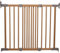 BabyDan Silkeborg Treppenschutzgitter aus FSC-Buchenholz, 62,5-100,5 cm - Schutzgitter Baby für Türrahmen & Treppen, praktische Einhand-Bedienung