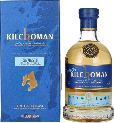 Kilchoman GENESIS MALTING Islay Single Malt Scotch Whisky Stage 2 49,2% Vol. 0,7l in Geschenkbox