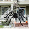 Timiyou Halloween Deko Outdoor Halloween Spinnennetz Dekoration Set,Riesen Spinnennetz &1Stück 59 Zoll Riesenspinne mit 20 Mini Spinnen, Haken, Stretch-Netz und Erdspießen für Halloweens Garten Party